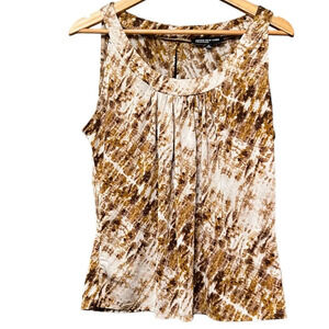 Jones New York brown and whote NWOT, size Medium (m) sleeveless top